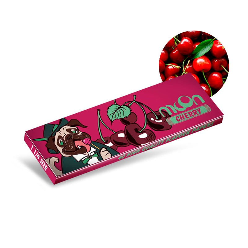 Papel 1 1/4 Ultrafino sabor Cereza Expositor 20 librillos