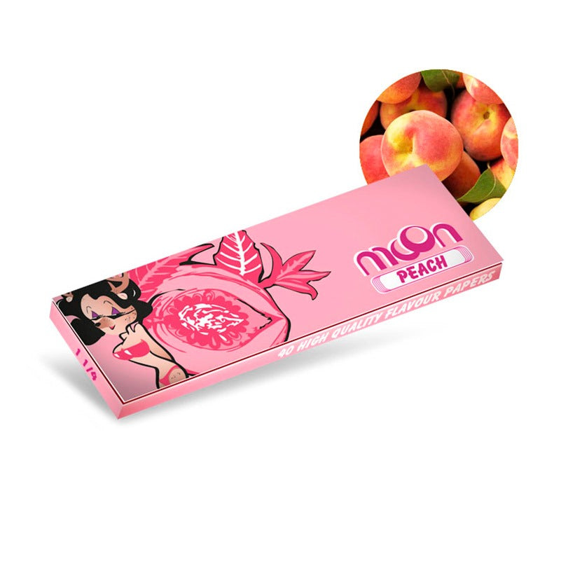 Papel 1 1/4 Ultrafino sabor Melocotón Expositor 20 librillos