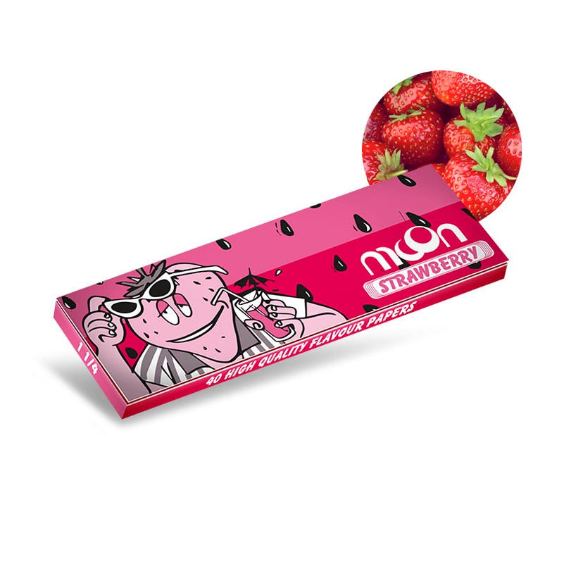 Papel 1 1/4 Ultrafino sabor Fresa Expositor 20 librillos